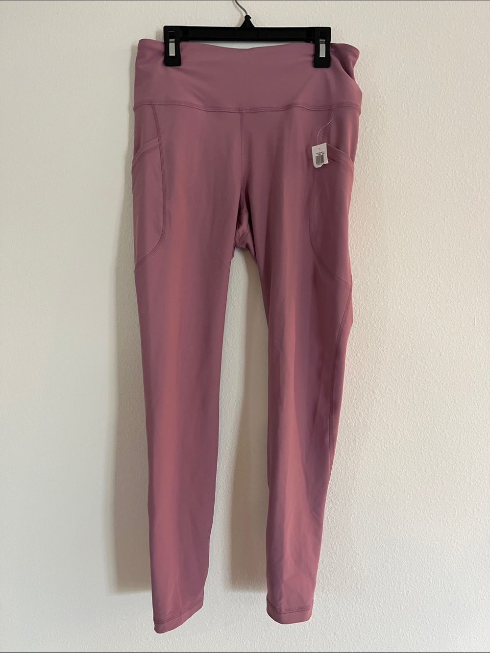 NWT OLD NAVY Active Pink Powersoft High Rise Leggings with Pockets